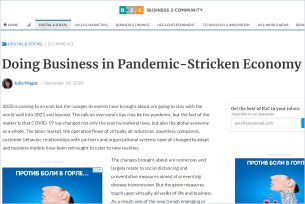 Doing Business in Pandemic-Stricken Economy