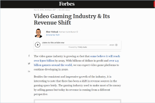 Video Gaming Industry & Its Revenue Shift