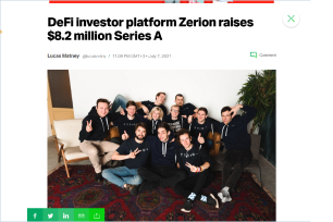 DeFi investor platform Zerion raises $8.2 million Series A
