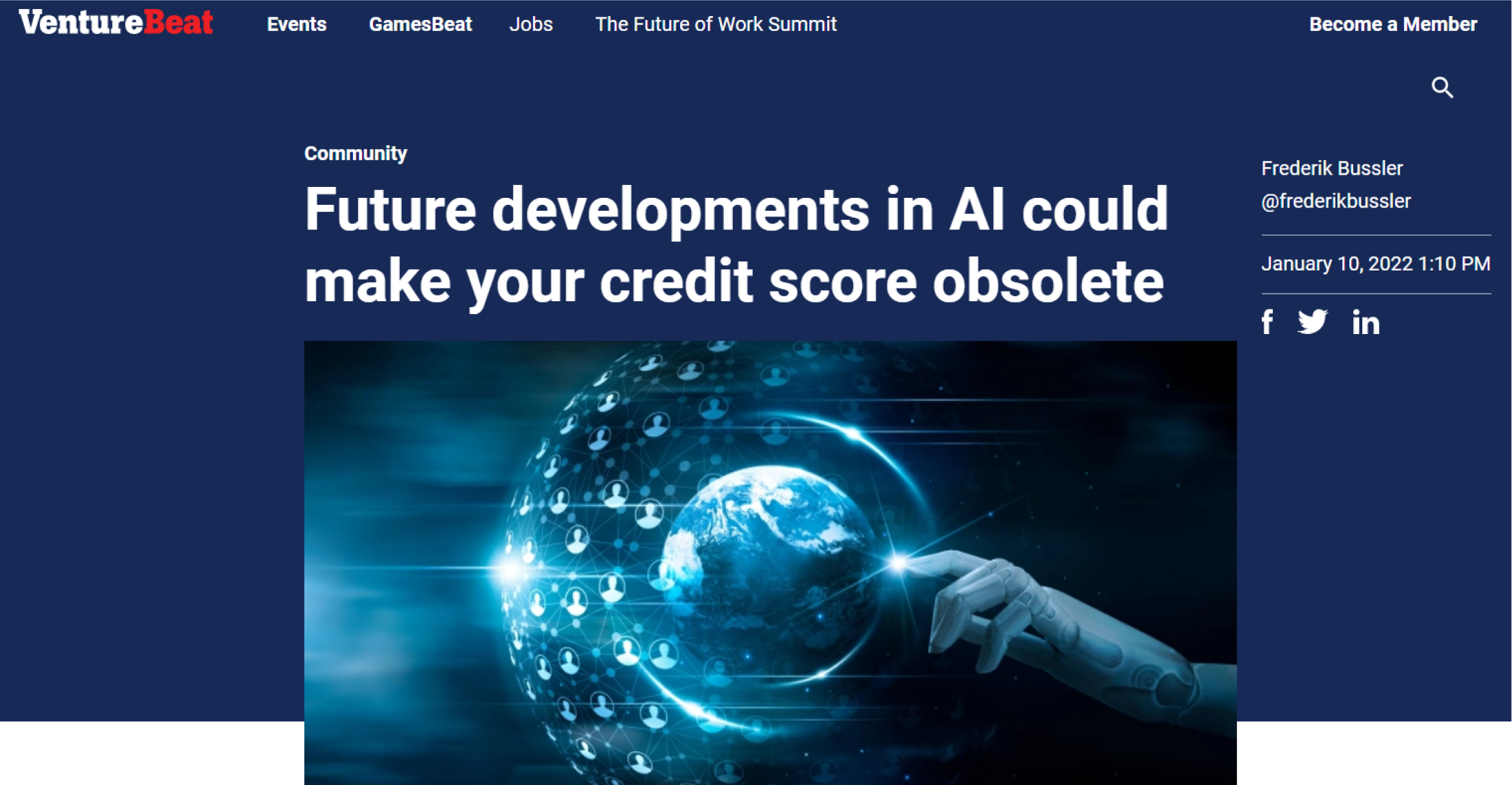 Future developments in AI could make your credit score obsolete