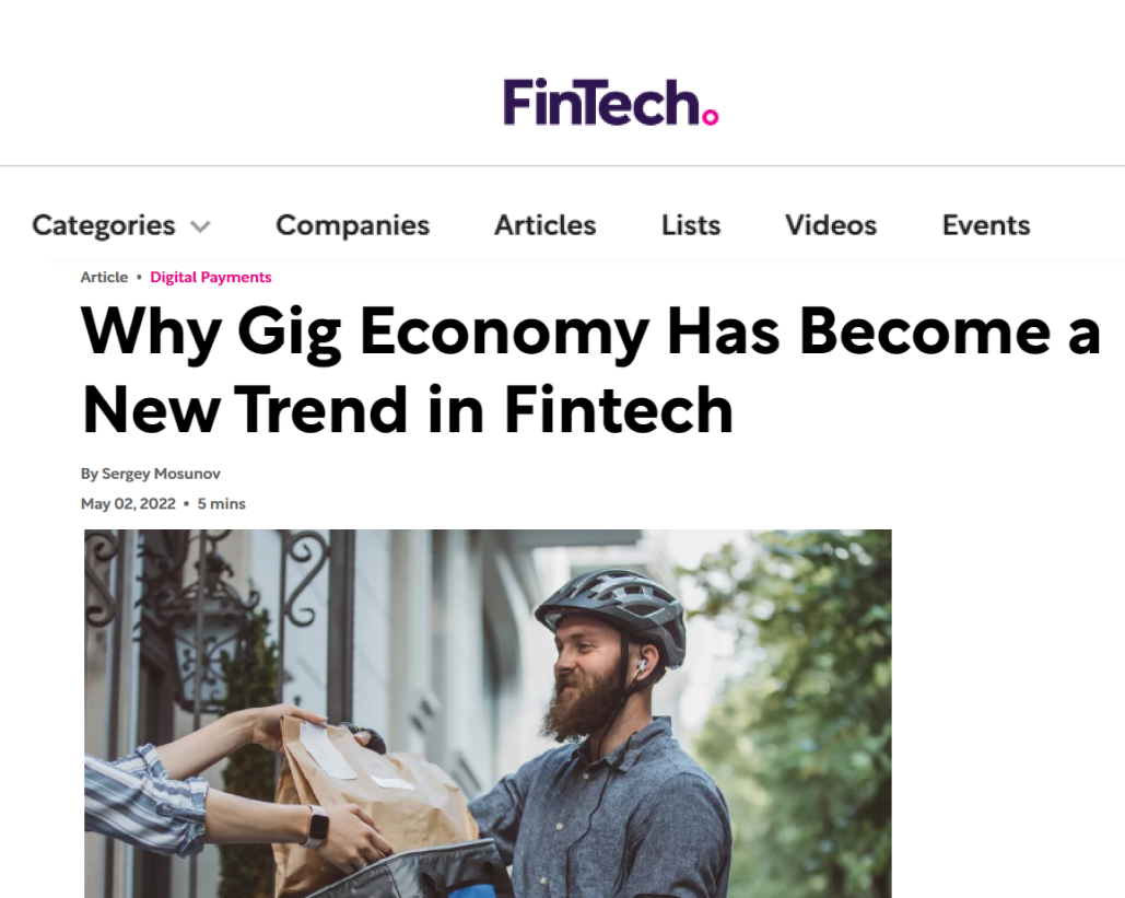 Why Gig Economy Has Become a New Trend in Fintech