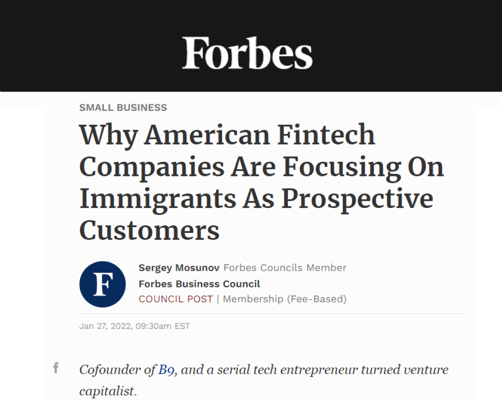Why American Fintech Companies Are Focusing On Immigrants As Prospective Customers