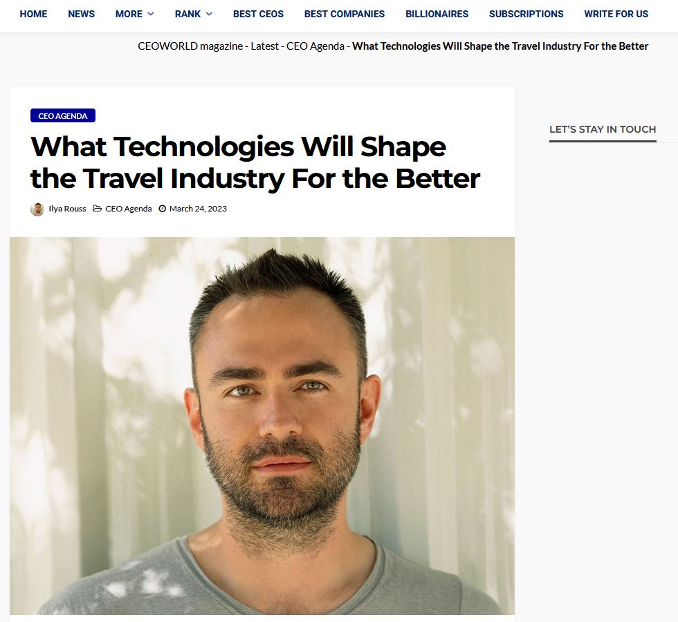 What Technologies Will Shape the Travel Industry For the Better