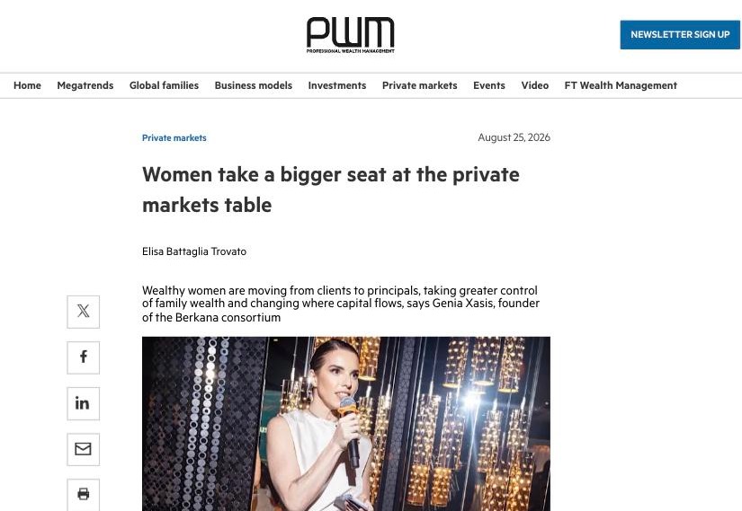 Women take a bigger seat at the private markets table