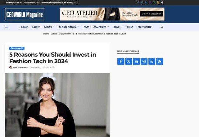 5 Reasons You Should Invest in Fashion Tech in 2024